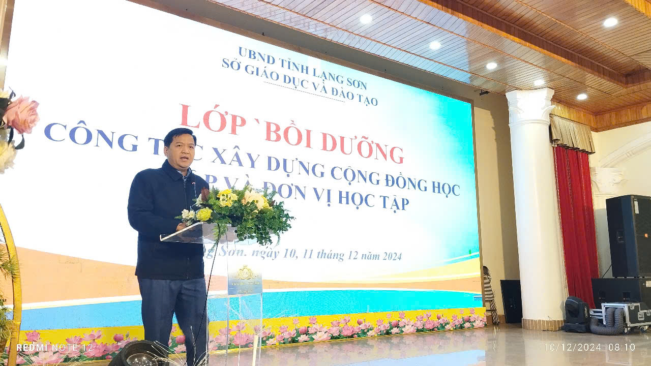 Tổ chức bồi dưỡng công tác xây dựng “Cộng đồng học tập” và “Đơn vị học tập” cấp xã, huyện, tỉnh
