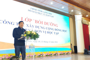Tổ chức bồi dưỡng công tác xây dựng “Cộng đồng học tập” và “Đơn vị học tập” cấp xã, huyện, tỉnh